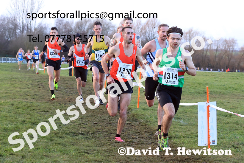 Senior Mens 2026 Northern Cross Country Champs., Pontefract Racecourse, Pontefract. Photo: David T. Hewitson/Sports for All Pics
